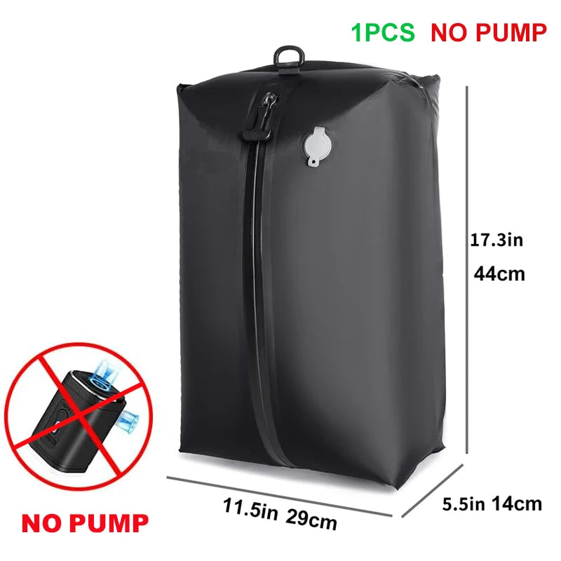 Travel Vacuum Compression Bags — Electric Pump | Pack & Save Space
