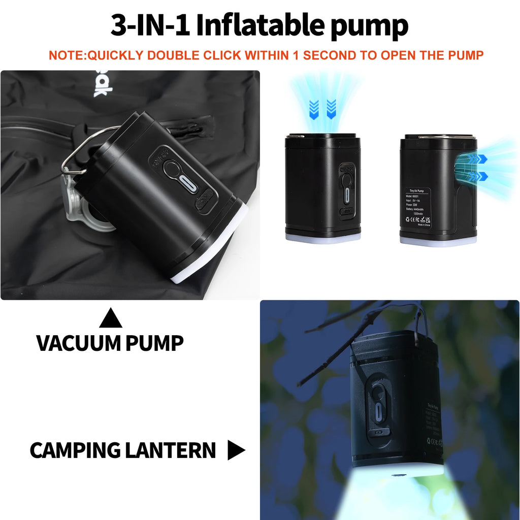 Travel Vacuum Compression Bags — Electric Pump | Pack & Save Space