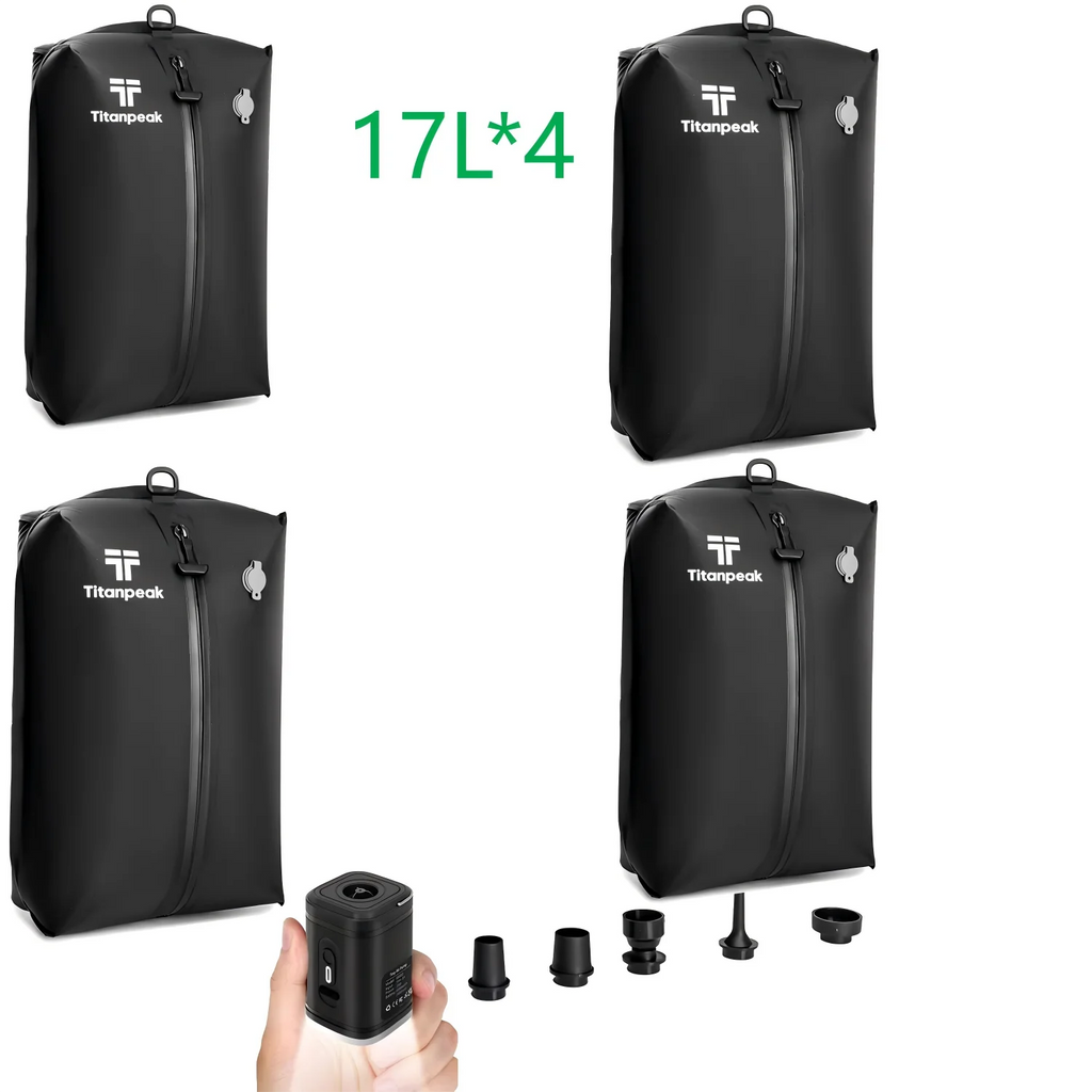 Travel Vacuum Compression Bags — Electric Pump | Pack & Save Space