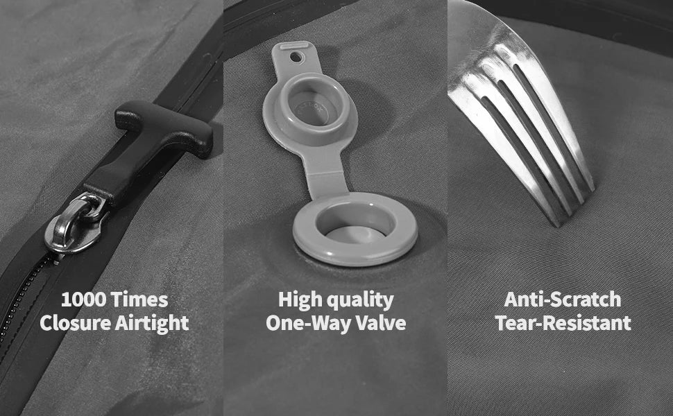 Travel Vacuum Compression Bags — Electric Pump | Pack & Save Space